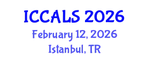 International Conference on Communication and Linguistics Studies (ICCALS) February 12, 2026 - Istanbul, Turkey