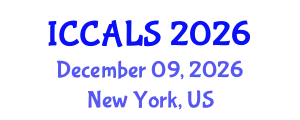 International Conference on Communication and Linguistics Studies (ICCALS) December 09, 2026 - New York, United States