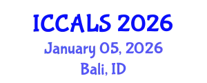 International Conference on Communication and Linguistics Studies (ICCALS) January 05, 2026 - Bali, Indonesia