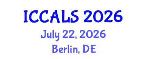 International Conference on Communication and Linguistics Studies (ICCALS) July 22, 2026 - Berlin, Germany