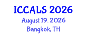 International Conference on Communication and Linguistics Studies (ICCALS) August 19, 2026 - Bangkok, Thailand
