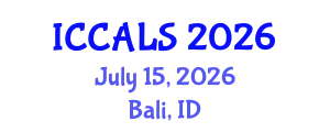 International Conference on Communication and Linguistics Studies (ICCALS) July 15, 2026 - Bali, Indonesia