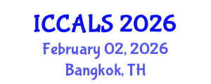 International Conference on Communication and Linguistics Studies (ICCALS) February 02, 2026 - Bangkok, Thailand