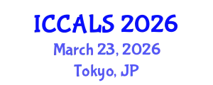 International Conference on Communication and Linguistics Studies (ICCALS) March 23, 2026 - Tokyo, Japan
