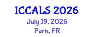 International Conference on Communication and Linguistics Studies (ICCALS) July 19, 2026 - Paris, France