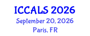International Conference on Communication and Linguistics Studies (ICCALS) September 20, 2026 - Paris, France