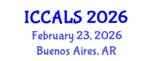 International Conference on Communication and Linguistics Studies (ICCALS) February 23, 2026 - Buenos Aires, Argentina