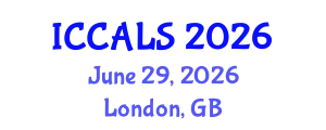 International Conference on Communication and Linguistics Studies (ICCALS) June 29, 2026 - London, United Kingdom