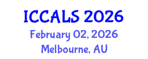 International Conference on Communication and Linguistics Studies (ICCALS) February 02, 2026 - Melbourne, Australia