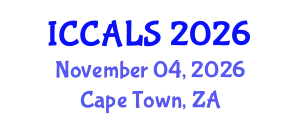 International Conference on Communication and Linguistics Studies (ICCALS) November 04, 2026 - Cape Town, South Africa
