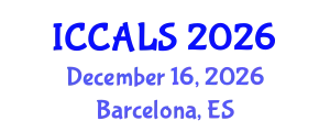 International Conference on Communication and Linguistics Studies (ICCALS) December 16, 2026 - Barcelona, Spain