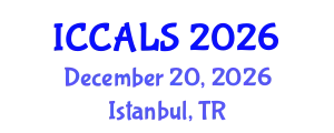 International Conference on Communication and Linguistics Studies (ICCALS) December 20, 2026 - Istanbul, Turkey
