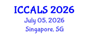 International Conference on Communication and Linguistics Studies (ICCALS) July 05, 2026 - Singapore, Singapore