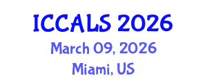 International Conference on Communication and Linguistics Studies (ICCALS) March 09, 2026 - Miami, United States