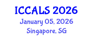 International Conference on Communication and Linguistics Studies (ICCALS) January 05, 2026 - Singapore, Singapore