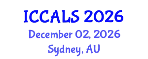 International Conference on Communication and Linguistics Studies (ICCALS) December 02, 2026 - Sydney, Australia
