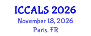 International Conference on Communication and Linguistics Studies (ICCALS) November 18, 2026 - Paris, France