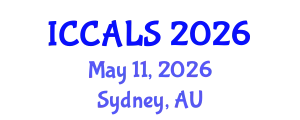 International Conference on Communication and Linguistics Studies (ICCALS) May 11, 2026 - Sydney, Australia