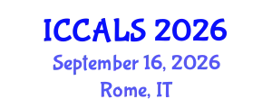 International Conference on Communication and Linguistics Studies (ICCALS) September 16, 2026 - Rome, Italy