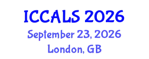 International Conference on Communication and Linguistics Studies (ICCALS) September 23, 2026 - London, United Kingdom