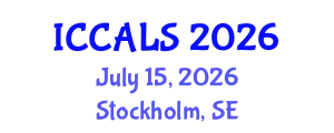 International Conference on Communication and Linguistics Studies (ICCALS) July 15, 2026 - Stockholm, Sweden