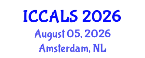 International Conference on Communication and Linguistics Studies (ICCALS) August 05, 2026 - Amsterdam, Netherlands