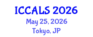 International Conference on Communication and Linguistics Studies (ICCALS) May 25, 2026 - Tokyo, Japan
