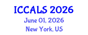 International Conference on Communication and Linguistics Studies (ICCALS) June 01, 2026 - New York, United States