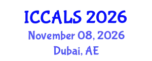 International Conference on Communication and Linguistics Studies (ICCALS) November 08, 2026 - Dubai, United Arab Emirates