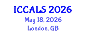 International Conference on Communication and Linguistics Studies (ICCALS) May 18, 2026 - London, United Kingdom
