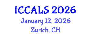 International Conference on Communication and Linguistics Studies (ICCALS) January 12, 2026 - Zurich, Switzerland