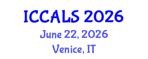 International Conference on Communication and Linguistics Studies (ICCALS) June 22, 2026 - Venice, Italy