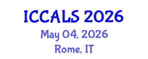 International Conference on Communication and Linguistics Studies (ICCALS) May 04, 2026 - Rome, Italy