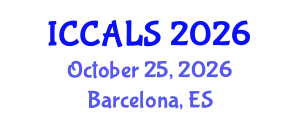 International Conference on Communication and Linguistics Studies (ICCALS) October 25, 2026 - Barcelona, Spain
