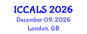 International Conference on Communication and Linguistics Studies (ICCALS) December 09, 2026 - London, United Kingdom