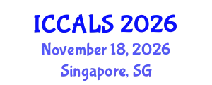 International Conference on Communication and Linguistics Studies (ICCALS) November 18, 2026 - Singapore, Singapore