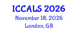 International Conference on Communication and Linguistics Studies (ICCALS) November 18, 2026 - London, United Kingdom