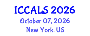 International Conference on Communication and Linguistics Studies (ICCALS) October 07, 2026 - New York, United States