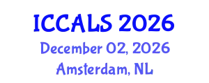 International Conference on Communication and Linguistics Studies (ICCALS) December 02, 2026 - Amsterdam, Netherlands