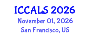 International Conference on Communication and Linguistics Studies (ICCALS) November 01, 2026 - San Francisco, United States