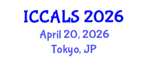 International Conference on Communication and Linguistics Studies (ICCALS) April 20, 2026 - Tokyo, Japan