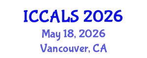 International Conference on Communication and Linguistics Studies (ICCALS) May 18, 2026 - Vancouver, Canada