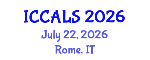 International Conference on Communication and Linguistics Studies (ICCALS) July 22, 2026 - Rome, Italy
