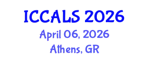 International Conference on Communication and Linguistics Studies (ICCALS) April 06, 2026 - Athens, Greece