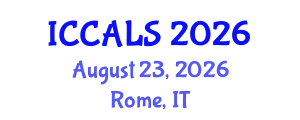 International Conference on Communication and Linguistics Studies (ICCALS) August 23, 2026 - Rome, Italy