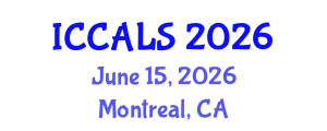 International Conference on Communication and Linguistics Studies (ICCALS) June 15, 2026 - Montreal, Canada