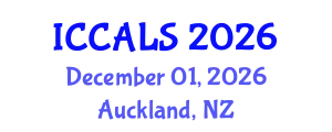 International Conference on Communication and Linguistics Studies (ICCALS) December 01, 2026 - Auckland, New Zealand
