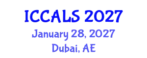 International Conference on Communication and Linguistics Studies (ICCALS) January 28, 2027 - Dubai, United Arab Emirates