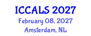 International Conference on Communication and Linguistics Studies (ICCALS) February 08, 2027 - Amsterdam, Netherlands