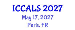 International Conference on Communication and Linguistics Studies (ICCALS) May 17, 2027 - Paris, France